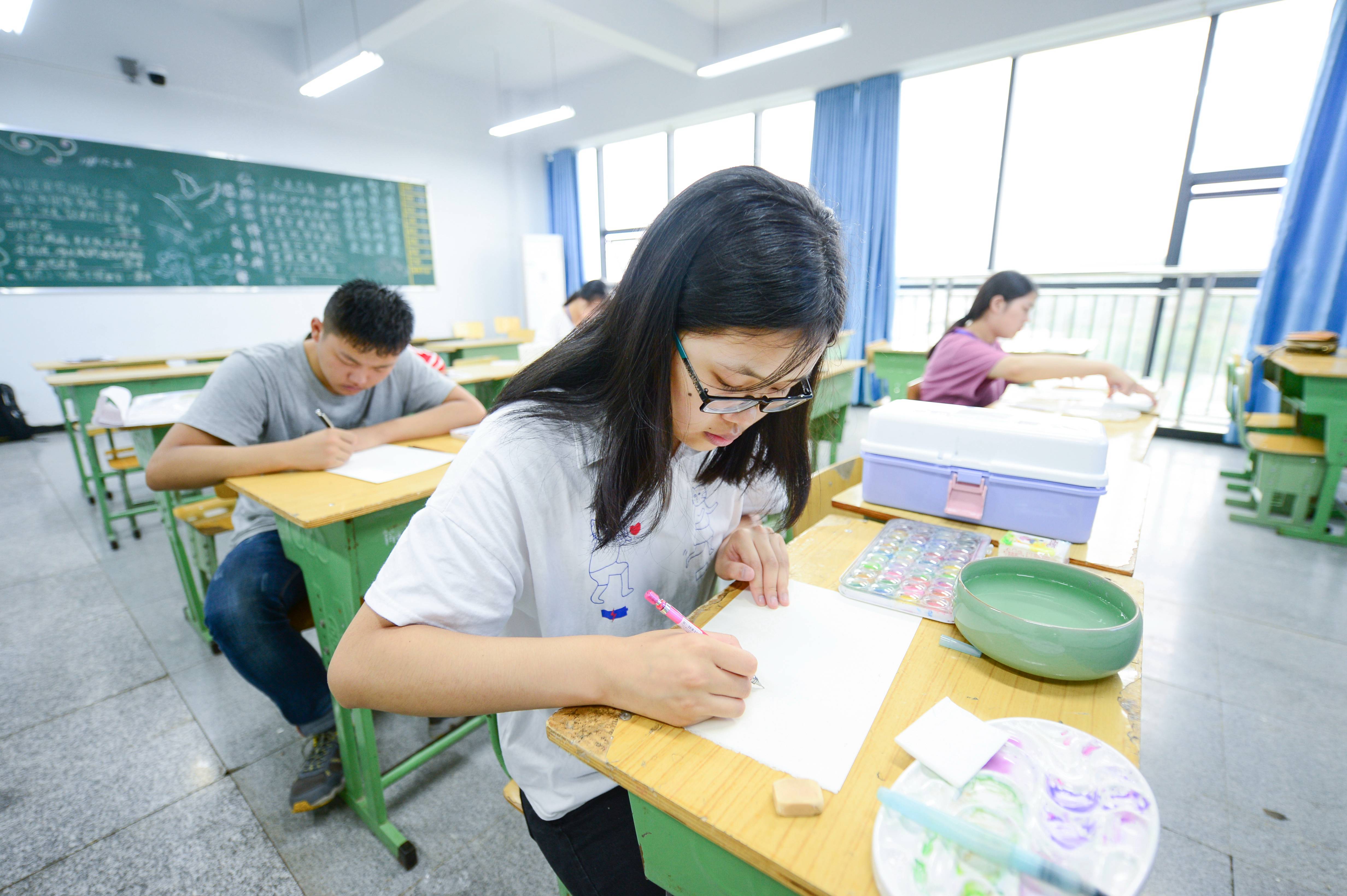 魅力选修课第十一期之水彩课堂上的孩子们