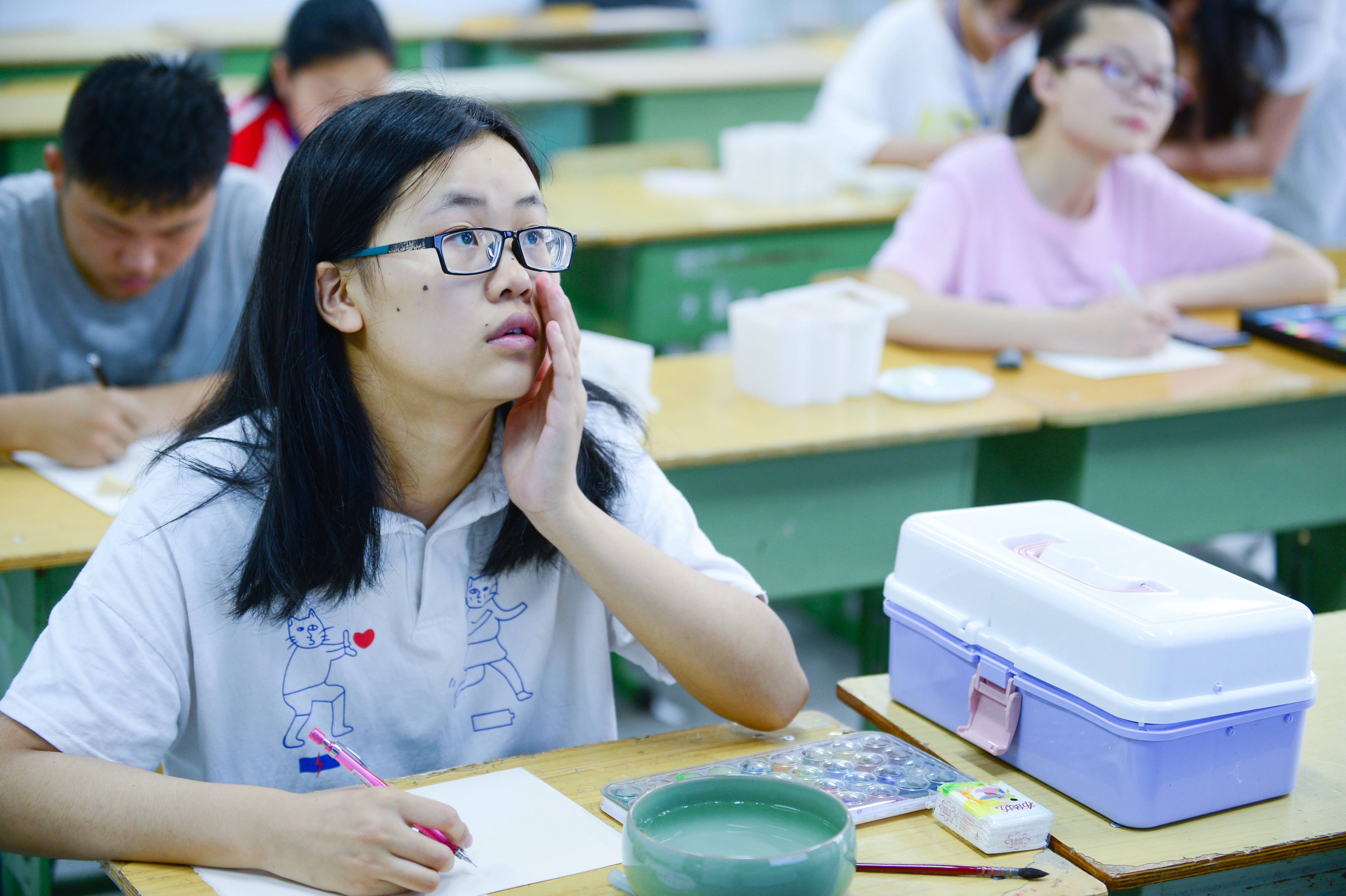 魅力选修课第十一期之水彩课堂上的孩子们